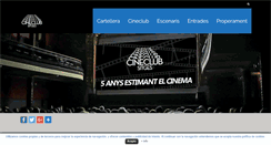 Desktop Screenshot of cineclubsitges.com