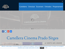 Tablet Screenshot of cineclubsitges.com